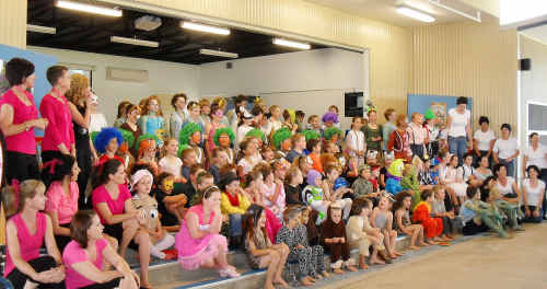 ALL TAKING PART: All the students and teachers from St Joseph’s took part. cont ALL TAKING PART: All the students and teachers from St Joseph’s took part. cont